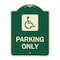 Signmission ADA Compliant Parking AccessibleHeavy-Gauge Aluminum Architectural Sign, 24" x 18", G-1824-24662 A-DES-G-1824-24662 - alternate 1
